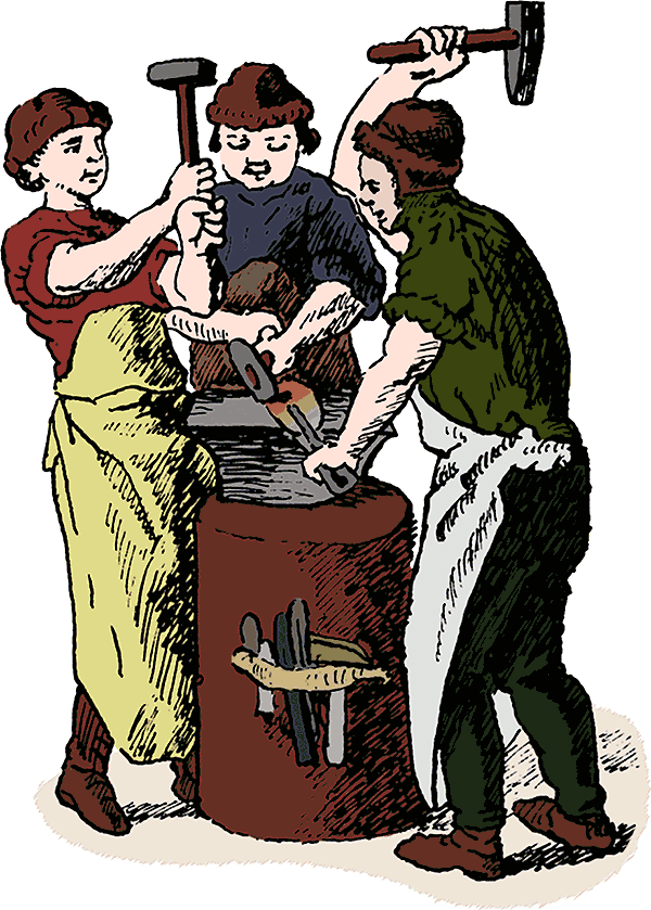 Die Siedler schmieden